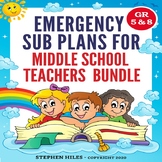 Emergency Sub Plans for Middle School Teachers (Bundle)