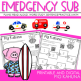Emergency Sub Plans for Pig Kahuna