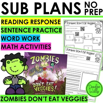 zombies don t eat veggies teaching resources teachers pay teachers