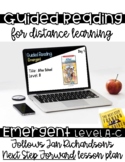 Emergent Guided Reading Distance Learning Google Slide Tem