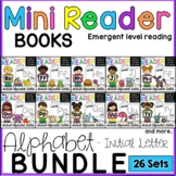 Emergent Mini Reader Book - Alphabet Initial Letter BUNDLE