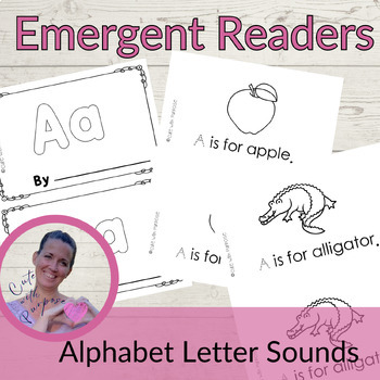 Emergent Reader Beginning Letter Sound A by Cute With Purpose | TPT