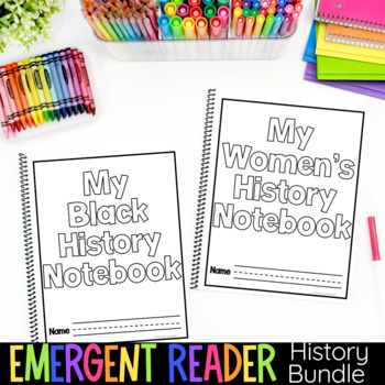 Preview of Early Reader Bundle Black History Women's History Hispanic History
