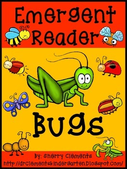 Preview of Spring Emergent Reader | Bugs | Insects | Ten Frames | Number Words | Summer