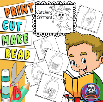 Preview of Emergent Reader - Catching Critters - Printable