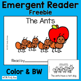 Emergent Reader Freebie - The Ants (Distance Learning)