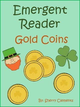 Preview of St Patricks Day Emergent Reader | Gold Coins | Ten Frames | Number Words