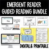 Emergent Reader Guided Reading BUNDLE (Level A-C) Digital 