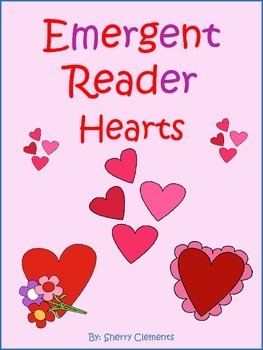 Preview of Valentines Day Emergent Reader | Number Words | Color Words
