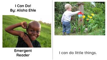 Preview of Emergent Reader - I Can Do!