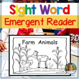 Emergent Reader Kindergarten Reading Comprehension Sight W
