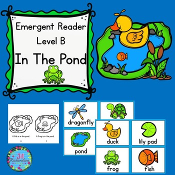 Pond Life Emergent Reader (Level B) Preschool, Kindergarten SPED ESL Science