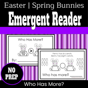 Preview of Emergent Reader | Penny and Benny Bunny | Who Has More?