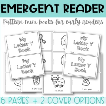 emergent reader printable mini book alphabet letter y by send me no apples