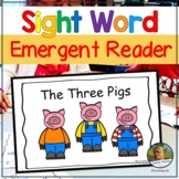 Emergent Reader Sight Word Practice The Three Pigs Reading
