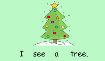 Preview of Emergent Reader: Sight Word "see"-Christmas/Winter Theme