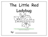 Emergent Reader "The Little Red Ladybug" printable book by GBK