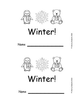 Preview of Winter Emergent Reader | Sight Words | This is a
