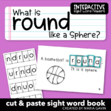 Emergent Reader about Solid Figures: "What is ROUND Like a