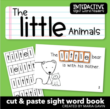 Sight word books for the word little | TPT