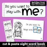 Emergent Reader for Sight Word ME "Do You Want to Play wit