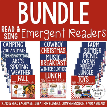 Preview of Shared Reading Read & Sing Early Reader BUNDLE - 20 Readers