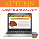 Emergent Readers BOOM CARDS: Fall/Autumn