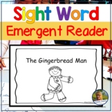 Emergent Readers Gingerbread Man Sight Word Practice Readi