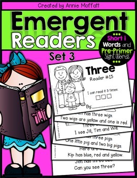Preview of Emergent Readers Set 3