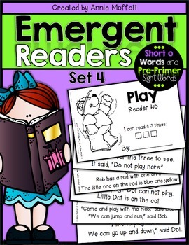 Preview of Emergent Readers Set 4