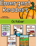 October Emergent Readers in SPANISH, Halloween, Christophe