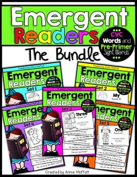 Preview of Emergent Readers Sets 1-5 (The Bundle)