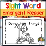 Emergent Readers Sight Word Reading Comprehension Kinderga