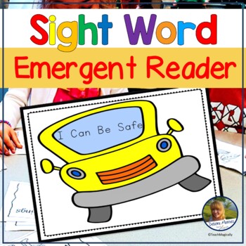 Preview of Emergent Readers School Rules Kindergarten Reading Comprehension Sight Word Book