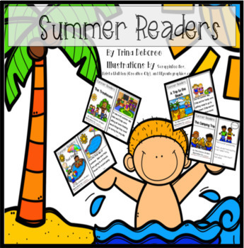 Preview of Emergent Summer Readers Bundle for First and Second Grade