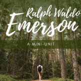Emerson: Nature and Self-Reliance Mini-Unit! *Instagram Ac