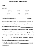 Emily Carr Fill in the blank