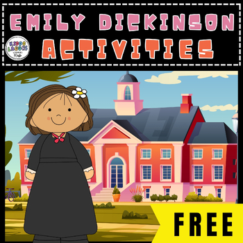 Preview of Emily Dickinson Activities, Fun National Poetry Month Activity