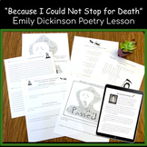 Emily Dickinson & Because I Could Not Stop for Death Autho