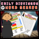 Emily Dickinson Biography Word Search Puzzle Worksheet Act