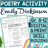 Emily Dickinson Poem Analysis Poetry Writing Task Some Rai