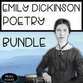 Emily Dickinson Poetry Analysis and Writing Activities and Research Bundle