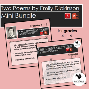 Preview of Emily Dickinson Poetry Bundle