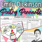 Emily Dickinson Poetry Pennants: Students Analyze, Draw, W