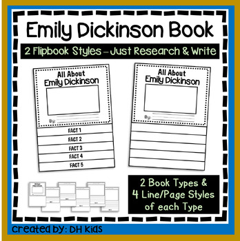 Preview of Emily Dickinson Report, US History, American Poet, Poetry Writer, Author