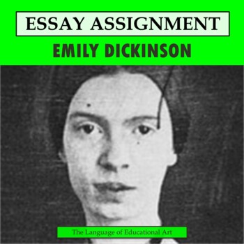Preview of Emily Dickinson Research Organizer & Paper Assignment — AP ELA — CCSS Rubric