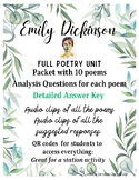 Emily Dickinson: Teaching Poetry in stations, Full Unit an