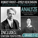 Emily Dickinson and Robert Frost Stations Packet