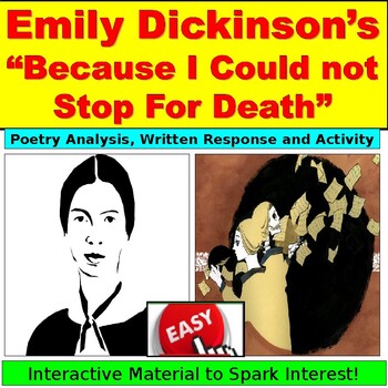 Preview of Emily Dickinson Poetry "Because I Could Not Stop for Death"