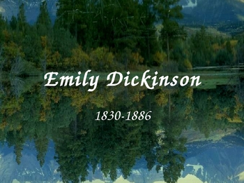 Preview of Emily Dickinson's Biography 28 Slide Powerpoint